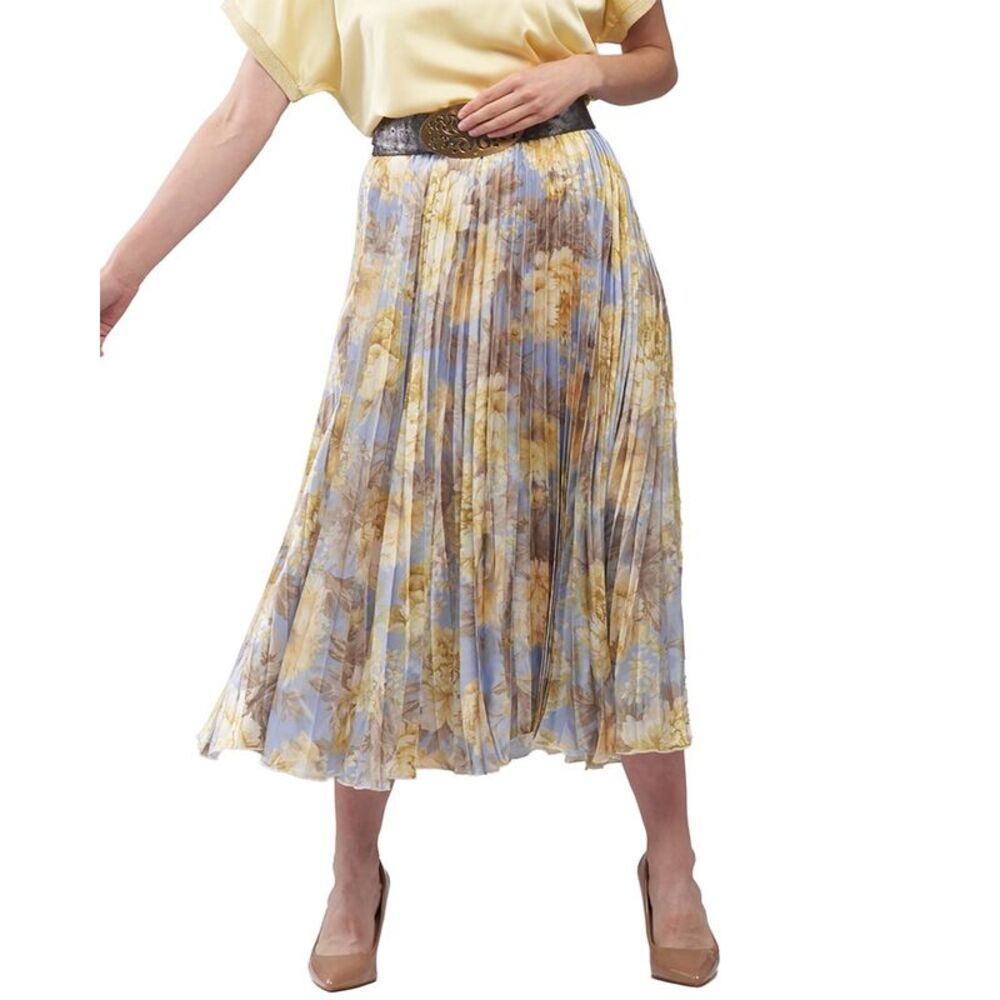 Insight New York Womens  Novelty Skirt, Yellow
